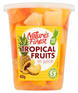 Nature's Finest Tropical Fruits In Juice 400g