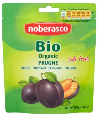 Noberasco Organic Soft Pitted Prunes 200g