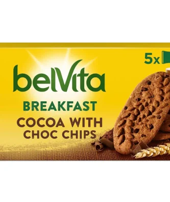 Belvita Cocoa Choc Chips Breakfast Biscuits 5 per pack