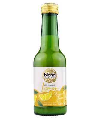 Biona Organic Lemon Juice 200ml