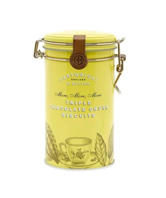 Cartwright & Butler Triple Choc Chunk Biscuits in Tin 200g