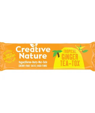 Creative Nature Ginger Teatox Raw Superfood Flapjack 38g