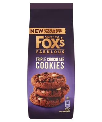 Fox's Biscuits Triple Chocolate Chunkie Cookie 180g