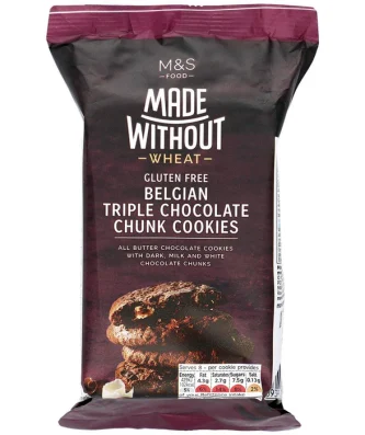 M&S Made Without Belgian Chocolate Cookies 150g