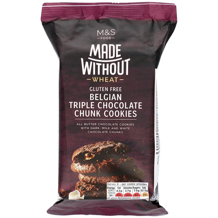 M&S Made Without Belgian Chocolate Cookies 150g