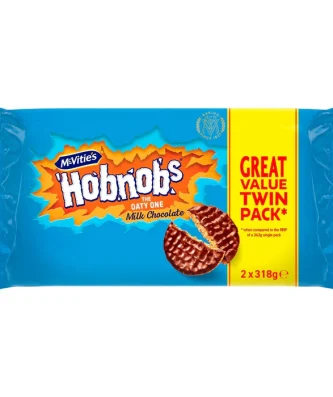 McVitie's Hobnobs Milk Chocolate Twin Pack 2 x 300g