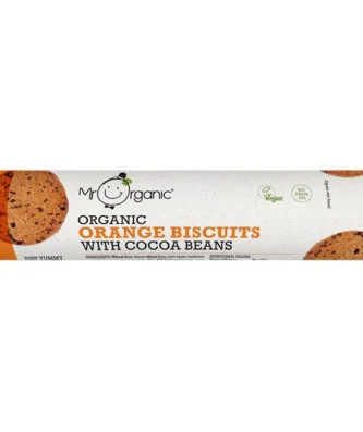 Mr Organic Orange Biscuits with Cocoa Beans 250g