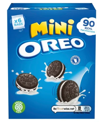 Oreo Mini Chocolate Sandwich Biscuit 114g