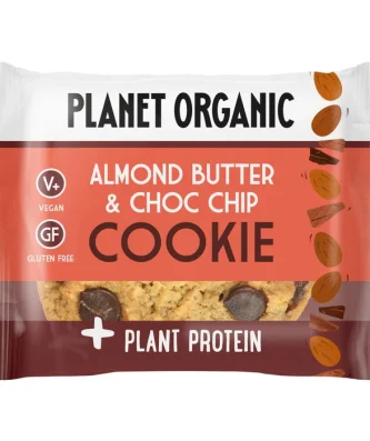 Planet Organic Almond Butter & Choc Chip Protein Cookie 50g