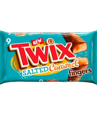 Twix Salted Caramel Biscuit 9 per pack