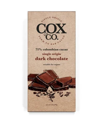 Cox & Co. 71% Dark Chocolate Bar 70g
