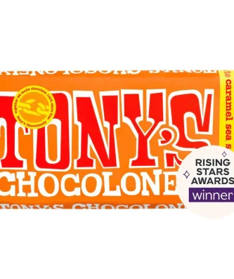 Tony's Chocolonely Milk Chocolate Caramel Sea Salt 180g