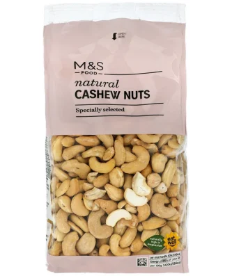 M&S Natural Cashew Nuts 750g