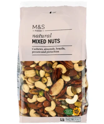 M&S Natural Mixed Nuts 750g