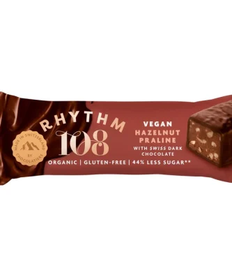 Rhythm108 Deeelicious Swiss Chocolate Bar Hazelnut Praline 33g