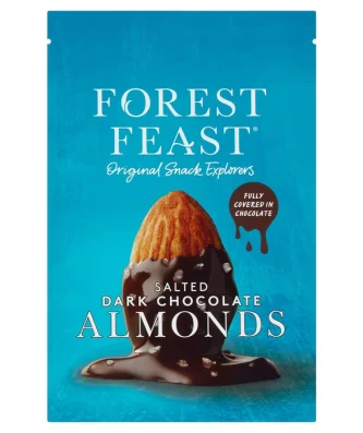 Forest Feast Salted Dark Chocolate Almonds 120g