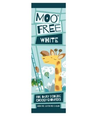 Moo Free Dairy Free Vegan White Chocolate Mini Bar 20g