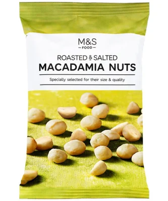 M&S Roasted & Salted Macadamia Nuts 100g