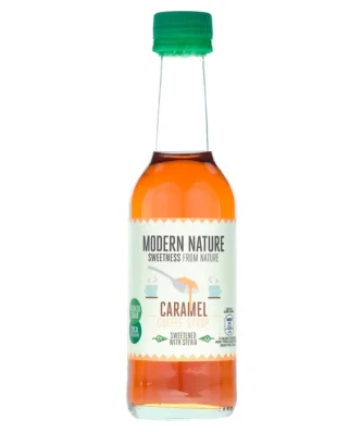 Modern Nature Caramel Coffee Syrup Reduced Sugar 250ml