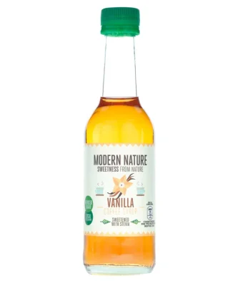 Modern Nature Vanilla Coffee Syrup Reduced Sugar 250ml
