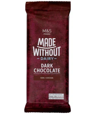 M&S Made Without 55% Cocoa Dark Chocolate 85g