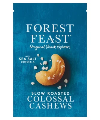 Forest Feast Slow Roast Sea Salt Colossal Cashews 120g