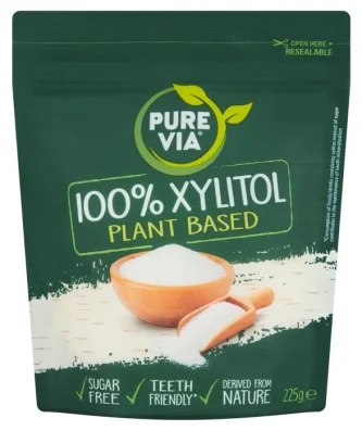 Pure Via 100% Xylitol Plant Based 225g