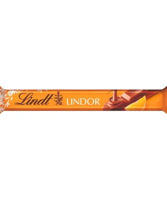 Lindt Lindor Milk Orange Chocolate Bar 38g
