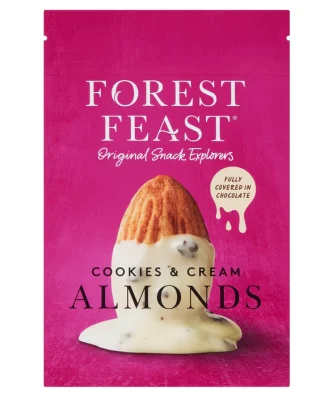 Forest Feast Cookies & Cream White Chocolate Almonds 120g
