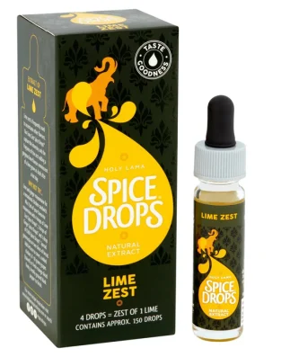 Spice Drops Concentrated Natural Lime Zest Extract 5ml