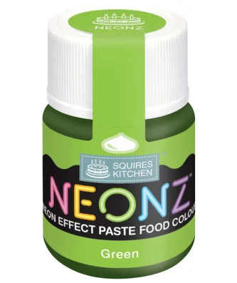 Squires Kitchen Neonz Paste Food Colour Green 20g