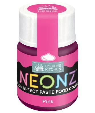 Squires Kitchen Neonz Paste Food Colour Pink 20g