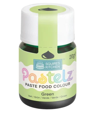 Squires Kitchen Pastelz Paste Food Colour Green 20g