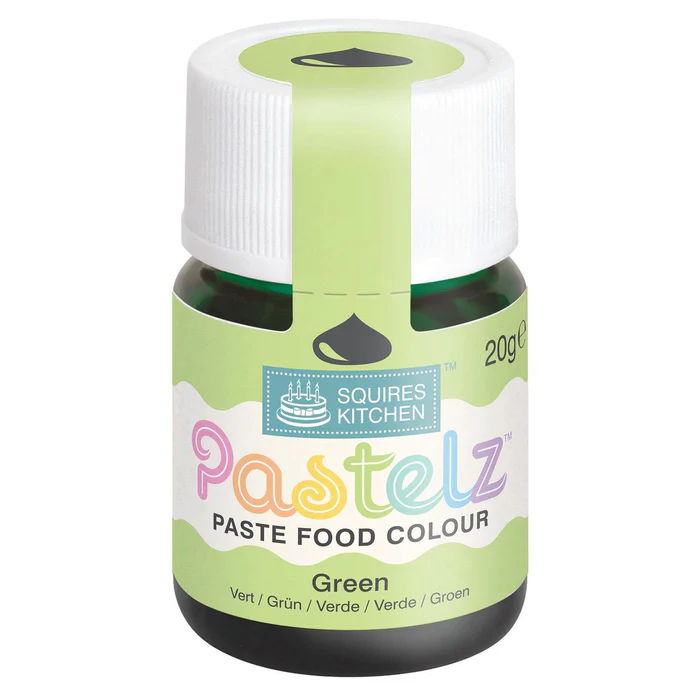 Squires Kitchen Pastelz Paste Food Colour Green 20g