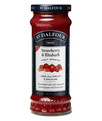 St Dalfour Strawberry & Rhubarb 284g