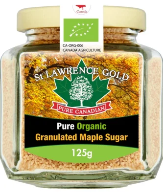 St Lawrence Gold Organic Pure Maple Sugar 125g