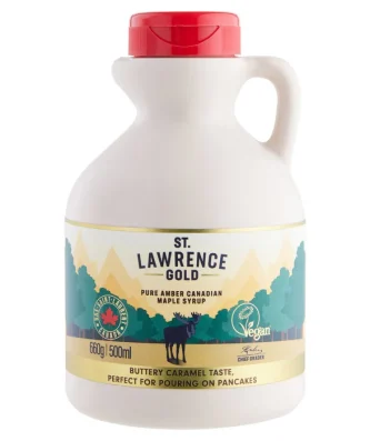 St Lawrence Gold Pure Maple Syrup Amber 500ml