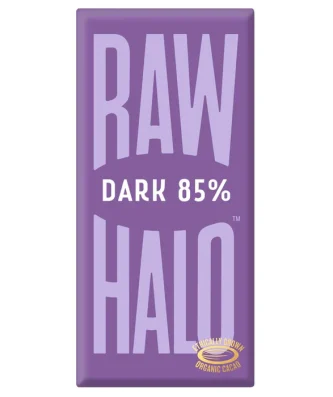Raw Halo Vegan Dark 85% Chocolate Bar 70g