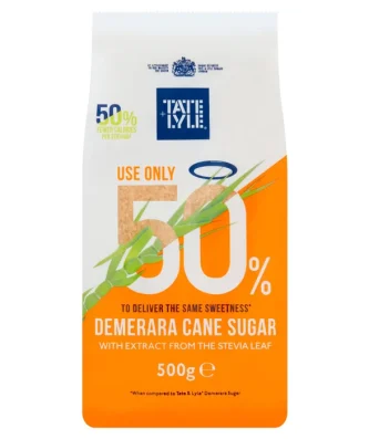 Tate & Lyle Demerara Sugar with Stevia 500g