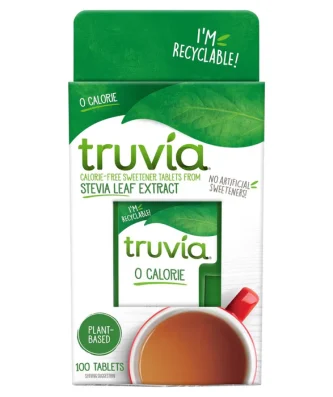 Truvia Sweetener Tablets 100 per pack - Special Offer