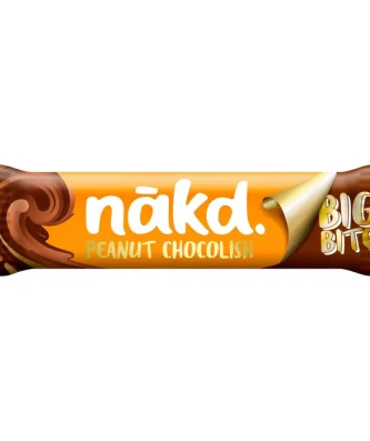 Nakd Big Bite Peanut Chocolish Fruit Nut & Cocoa Bar 50g