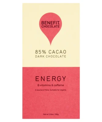 BENEFIT Energy 85% Dark Chocolate Bar 80g