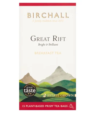 Birchall Great Rift Breakfast Blend 15 Prism Tea Bags 15 per pack