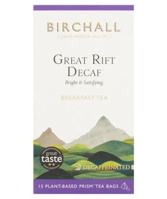 Birchall Great Rift Decaf 15 Prism Tea Bags 15 per pack