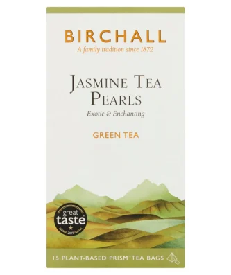 Birchall Jasmine Tea Pearls 15 Prism Tea Bags 15 per pack