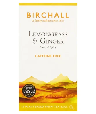 Birchall Lemongrass & Ginger 15 Prism Tea Bags 15 per pack