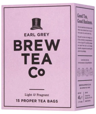 Brew Tea Co Earl Grey Tea Bags 15 per pack