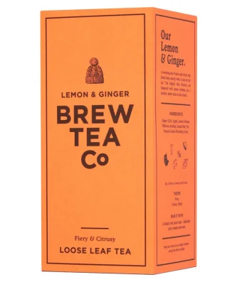 Brew Tea Co Lemon & Ginger Loose Leaf Tea 113g