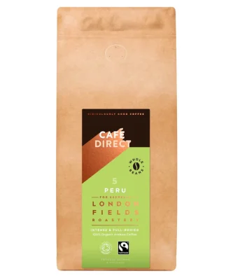 Cafedirect Organic Peru Espresso Coffee Beans 1kg