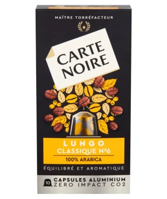 Carte Noire No 8 Lungo Nespresso Compatible Coffee Capsules 10 per pack